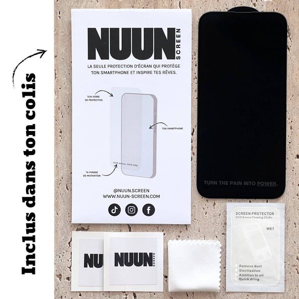 Verre de Protection - TURN YOUR PAIN INTO POWER